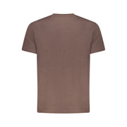 Tommy Hilfiger Marrone Cotton Mens T-Shirt