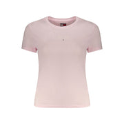Tommy Hilfiger Pink Cotton Women T-Shirt
