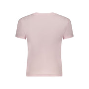 Tommy Hilfiger Pink Cotton Women T-Shirt