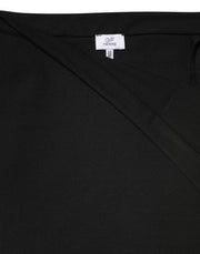 GF Ferre Black Polyester Pencil Cut Knee Length Women Skirt