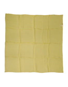 Dolce & Gabbana Yellow Silk Neck Wrap Square Foulard Scarf