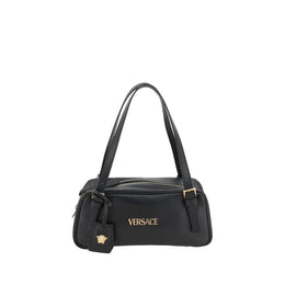 Versace Black Lamb Ovis Aries Aries Shoulder Bag