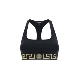 Versace Black Cotton Top