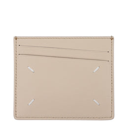 Maison Margiela Beige Leather Cardholder