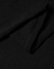 Dolce & Gabbana Black Wool Knit Neck Wrap Shawl Men Scarf