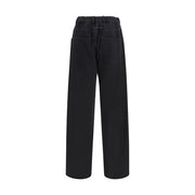 MM6 Black Cotton Athletic Pants