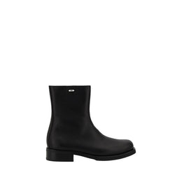 Our Legacy Black Calf Leather Bos Taurus Ankle Boots