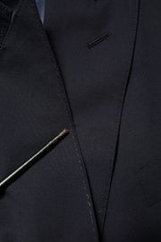 Dolce & Gabbana Blue Wool Double Breasted 2 Piece Men Suit