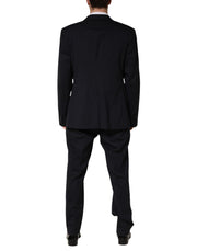 Dolce & Gabbana Blue MARTINI Double Breasted 2 Piece Suit