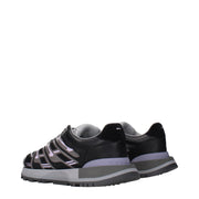 Maison Margiela Black Fabric Athletic Sneakers