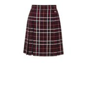 Dolce & Gabbana Bordeaux Wool Mini Skirt