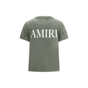 Amiri Green Cotton T-Shirt