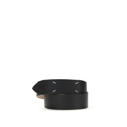 Margiela Black Calf Leather Bos Taurus Regular Belt