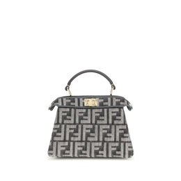 Fendi Blue Fabric Shoulder Bag