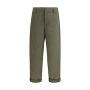 Golden Goose Green Cotton Chino Pants