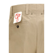 Golden Goose Bicolor Cotton Chino Pants