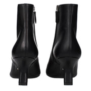 Prada Black Leather Ankle Boots