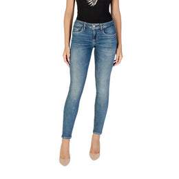 Guess Blue Cotton Skinny Jeans