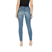 Guess Blue Cotton Skinny Jeans