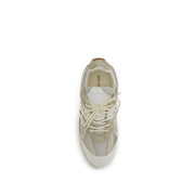 Axel Arigato Cream Calf Leather Bos Taurus Low Top Sneakers