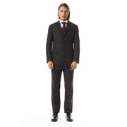 BYBLOS Brown Cotton Two-Piece Suit