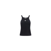 Fendi Black Cotton Tank Tops
