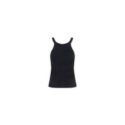Fendi Black Cotton Tank Tops