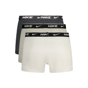 Nike Grey Cotton Men Boxer Short