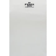 Fendi White Cotton T-Shirt