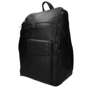 Piquadro Black Leather Backpack
