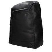 Piquadro Black Leather Backpack
