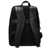 Piquadro Black Leather Backpack