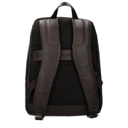 Piquadro Brown Leather Backpack