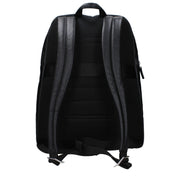 Piquadro Black Leather Backpack