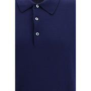 Tom Ford Blue Cotton Polo Shirt