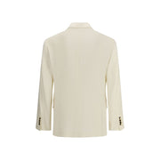 Brunello Cucinelli Cream Wool Blazer