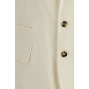 Brunello Cucinelli Cream Wool Blazer