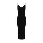 Versace Black Viscose Casual Dress