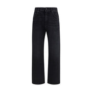 Balmain Black Cotton Jeans Denim