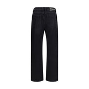 Balmain Black Cotton Jeans Denim